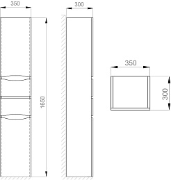 Ceruttispa Пенал Алессандрия 35 R подвесной – фотография-3